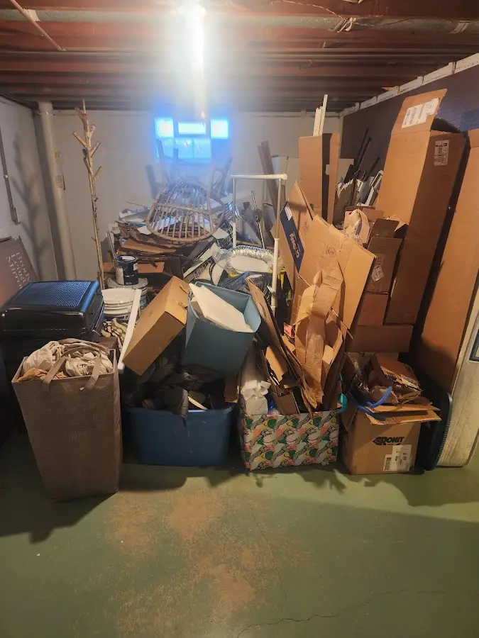 Roll-off dumpster container at job site for Roll Off Dumpster Rental in Headland